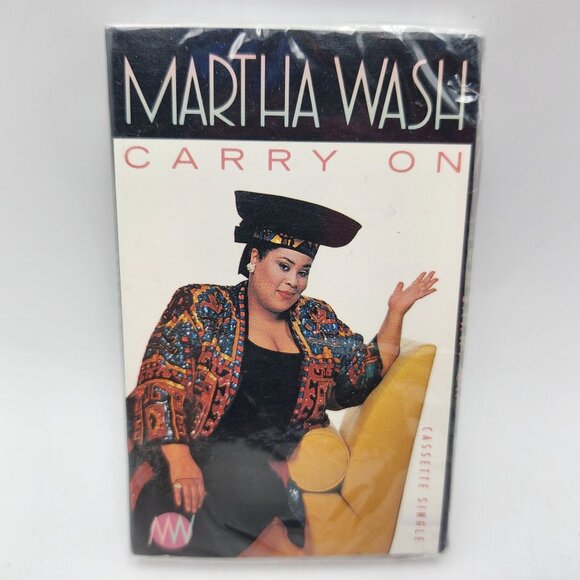 Martha Wash Carry On Cassette Single 1992 BMG 07863-62406-4 Sealed - Picture 1 of 4